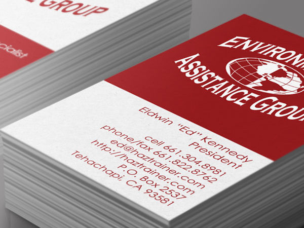 EAG – business card design