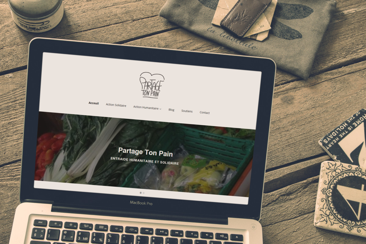 Partage ton pain – Website & Logo